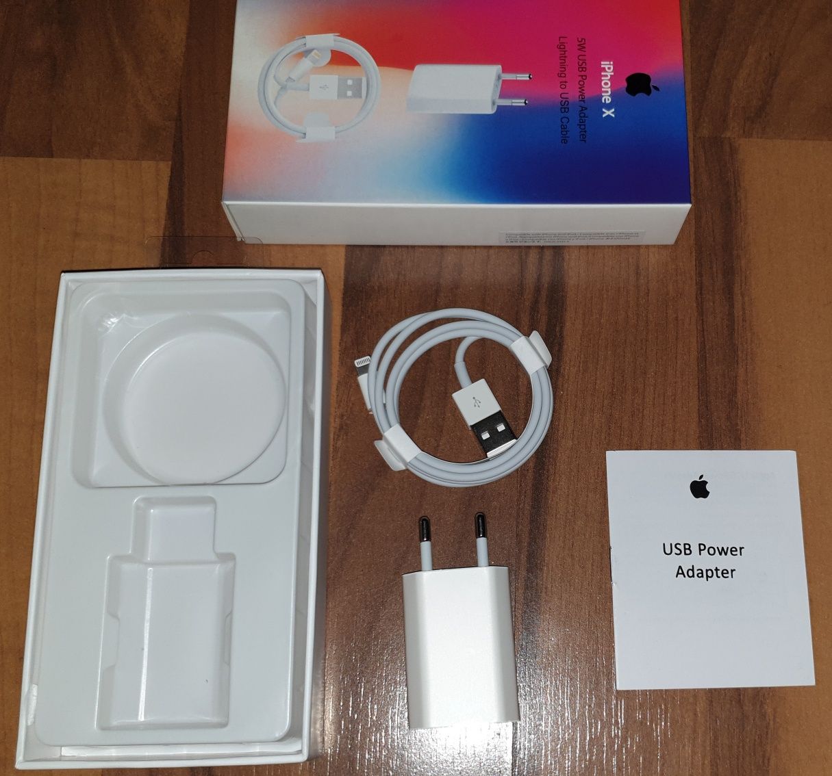 Incarcator original Apple adaptor 1A+cablu1M iPhone 7 8 X Xs XR Xs Max