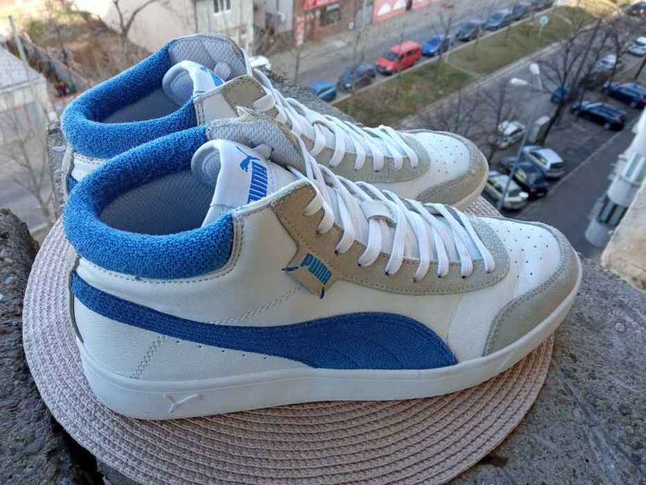 Bascheti piele Puma Court Legend Sl Collar, mar. 41, UK 7.5 (26.5 cm)