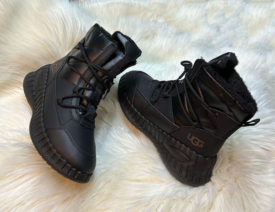 Ghete UGG negre, calitate premium