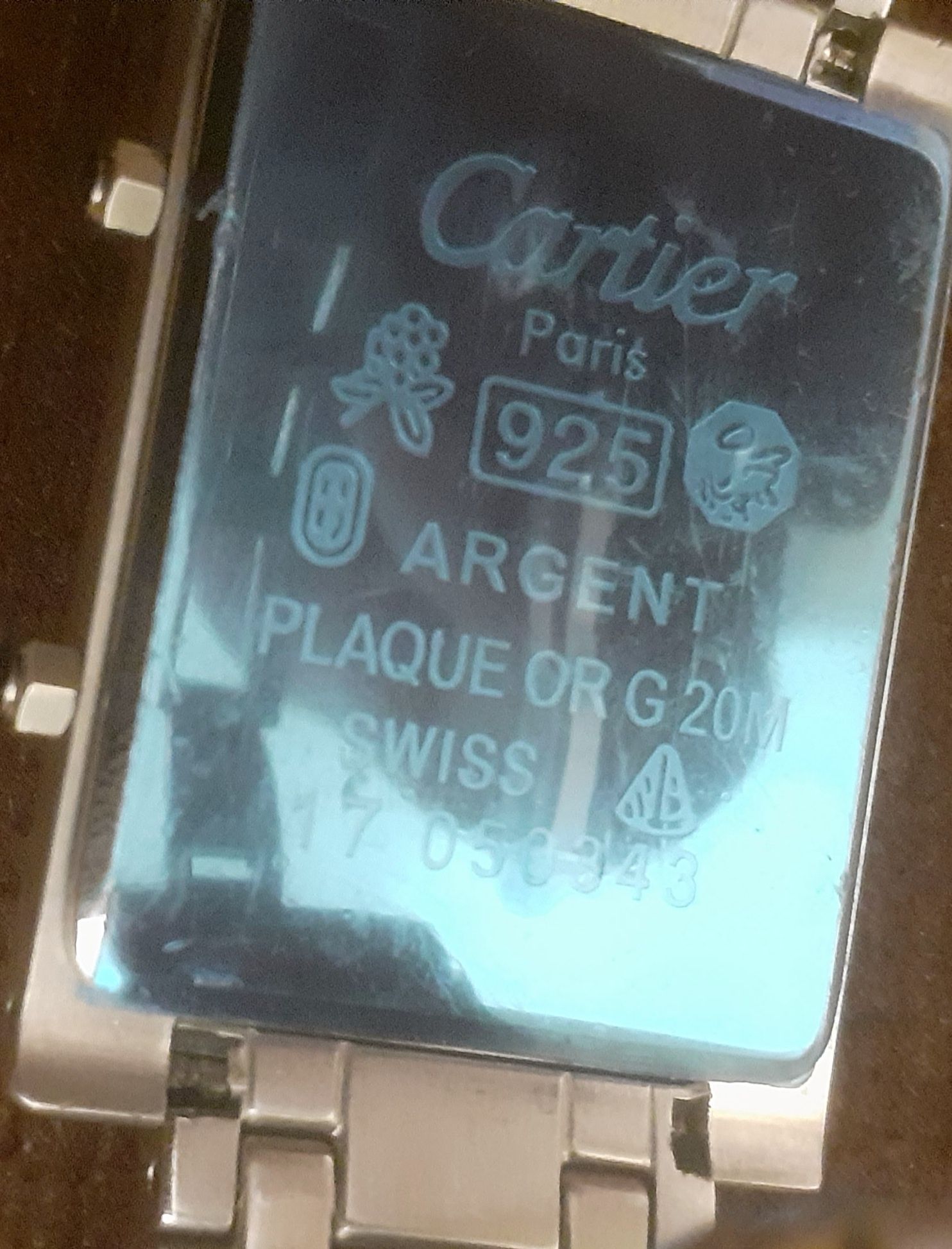 Ceas de epocă Cartier Paris Argent