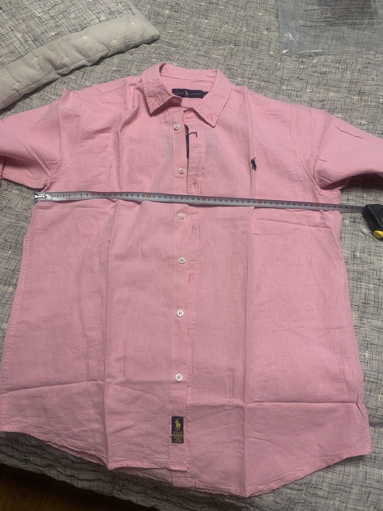 Розова риза Ralph Lauren - размер XL, отговаря на L