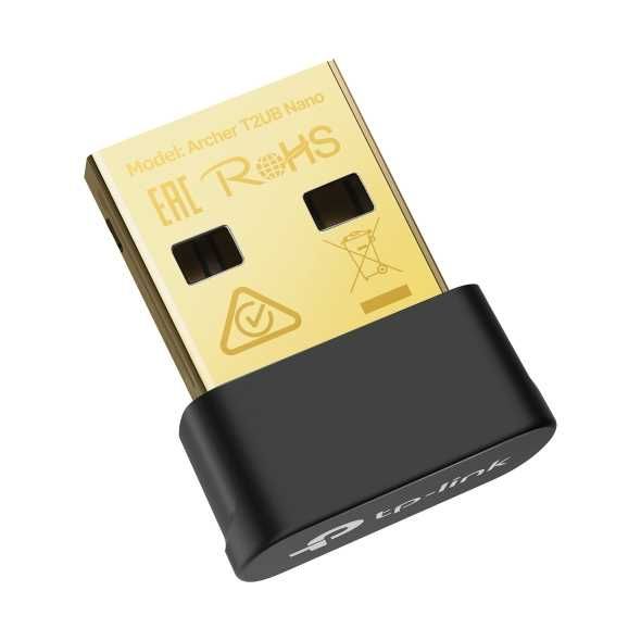 TP-Link Archer T2UB Nano / AC600 Nano Wi-Fi, Bluetooth 4.2 USB Adapter
