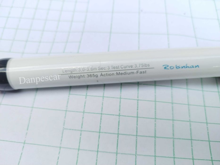 Lanseta carbon Robinhan SENSE EXTENSION de la 3m la 3,60m A: 3,75lbs