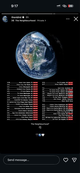 the neighbourhood билет на концерт