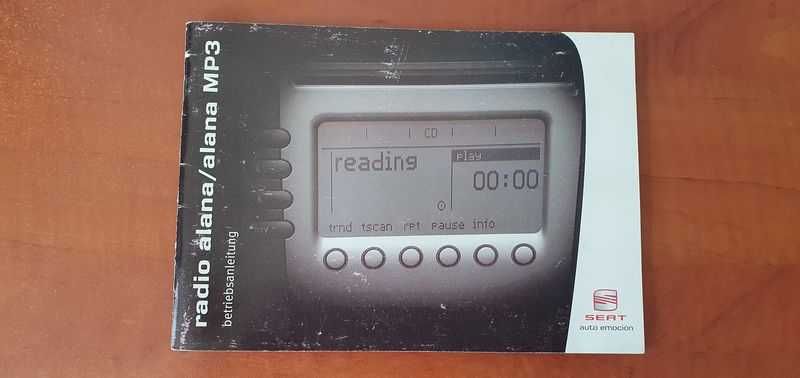 Radio CD MP3 Alana original 6L0035156B Seat Ibiza Cordoba