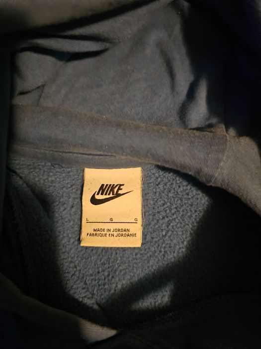 Nike light blue hoodie