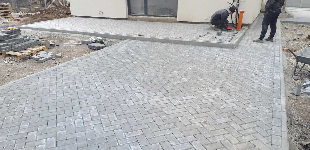 Montaj Pavaj, pavele, gard placi plasa WPC tabla decupata CNC