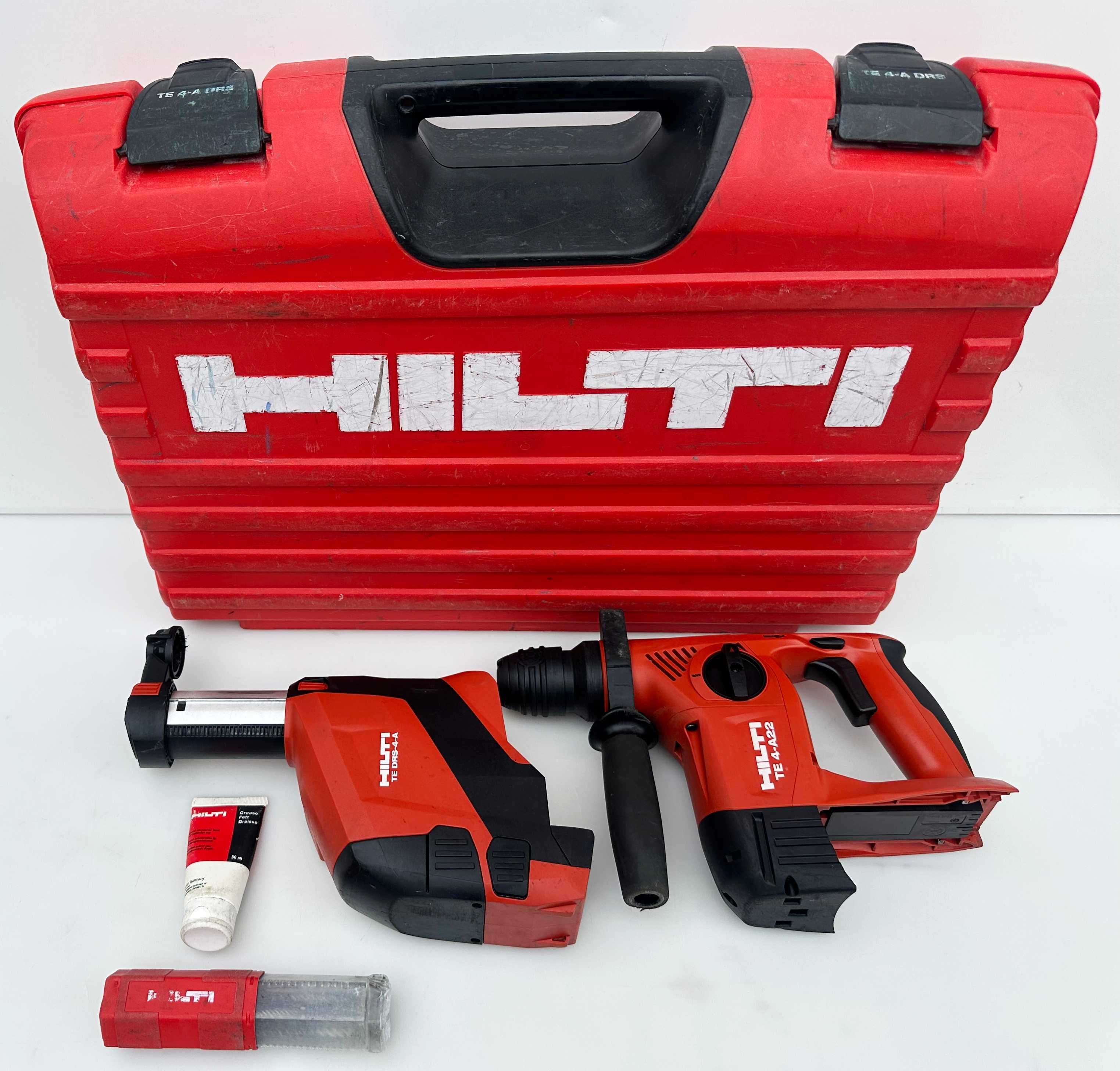 Hilti TE 4-A22 + TE DRS-4-A - Акумулаторен перфоратор с прахоуловител