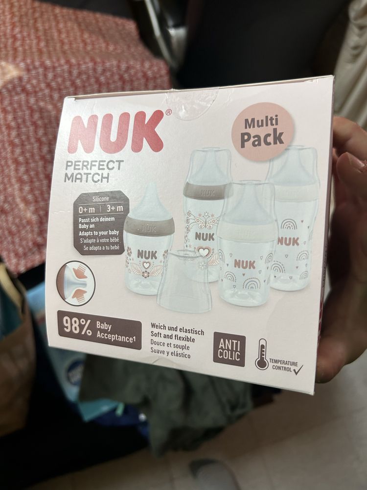 Nuk Perfect Match - комплект 4 шишета + стерилизатор Nuk
