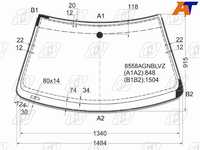 Стекло лобовое VOLKSWAGEN GOLF IV 3/4/5D 97-03 / BORA/JETTA 4D 98-06 V