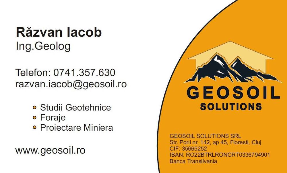 Studiu geotehnic/ studii geotehnice/ studiu geo