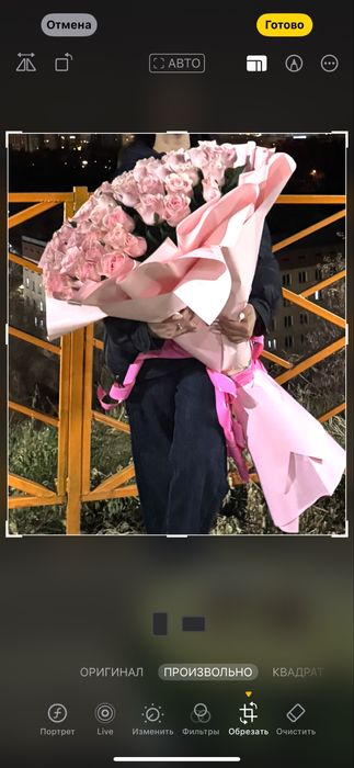 Метровый букет из 51 розы, вчера подарили