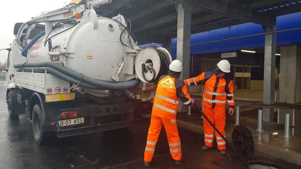 Vidanjare , Desfundare canalizare cu presiune Constanta- Mangalia