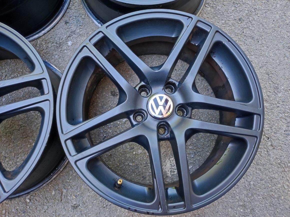 Фолксваген/VW; 4 бр. лети джанти - 17 цола 5x112 - черен мат