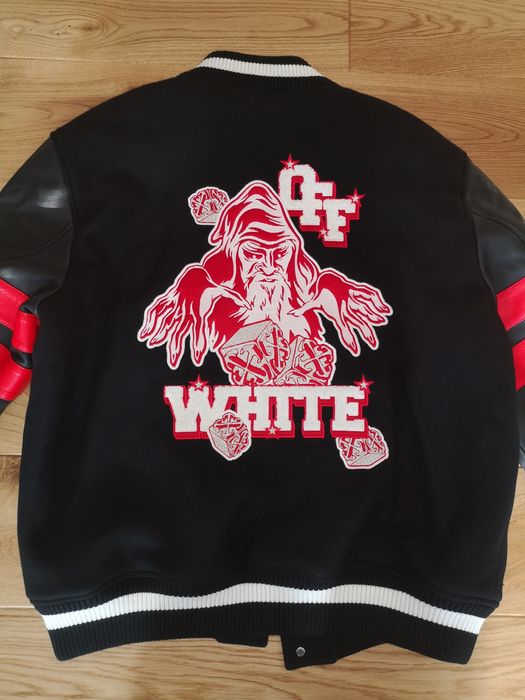 Jachetă Off-White Dices Lea originala măsură L-XL