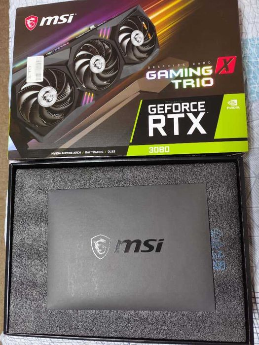Placă video MSI Gaming X Trio GeForce RTX 3080 Super OC de 10GB