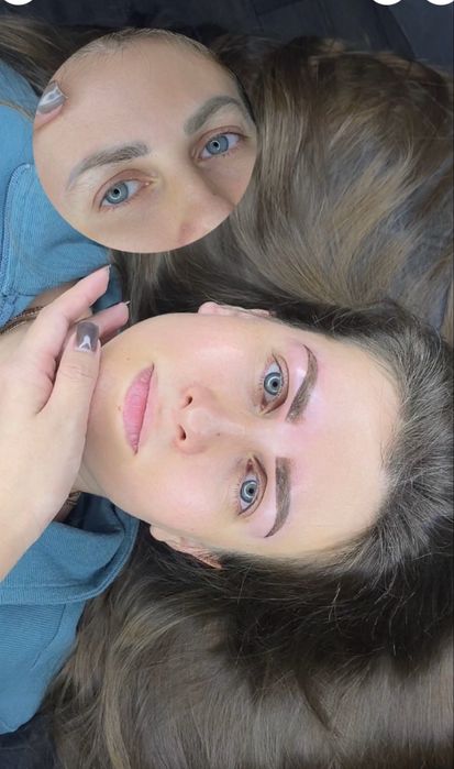 Перманент бровей и губ/ окрашивание и ламинирование