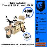 Tricicleta electrica ThorSuper XL fara permis tuk tuk nou