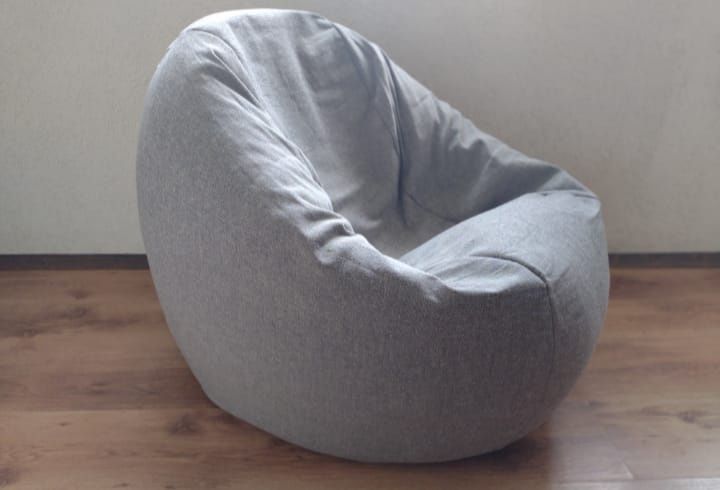 Husă pentru fotoliu puf, material textil