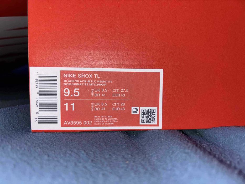 Nike Shox TL Black ORIGINALI