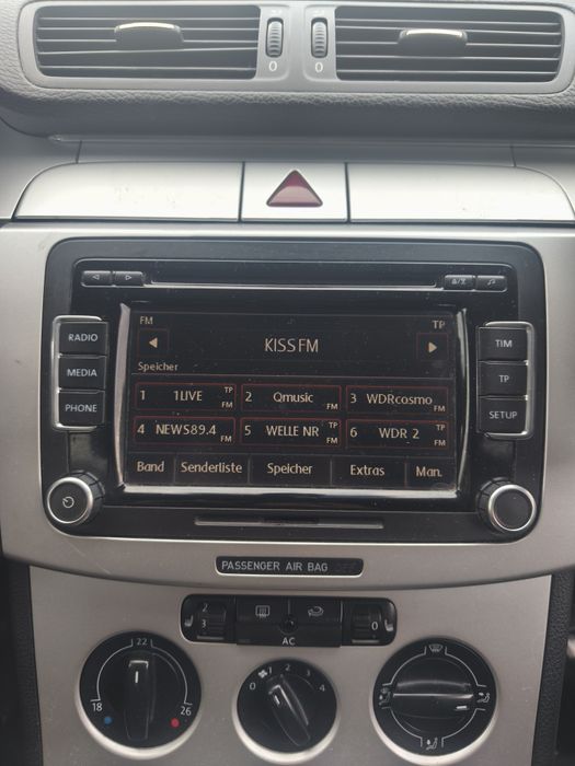 Radio cd player RCD 510 original Volkswagen Passat B6 B7 Golf Touran
