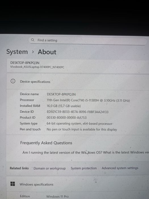 Геймърски лаптоп asus vivobook 14x pro oled