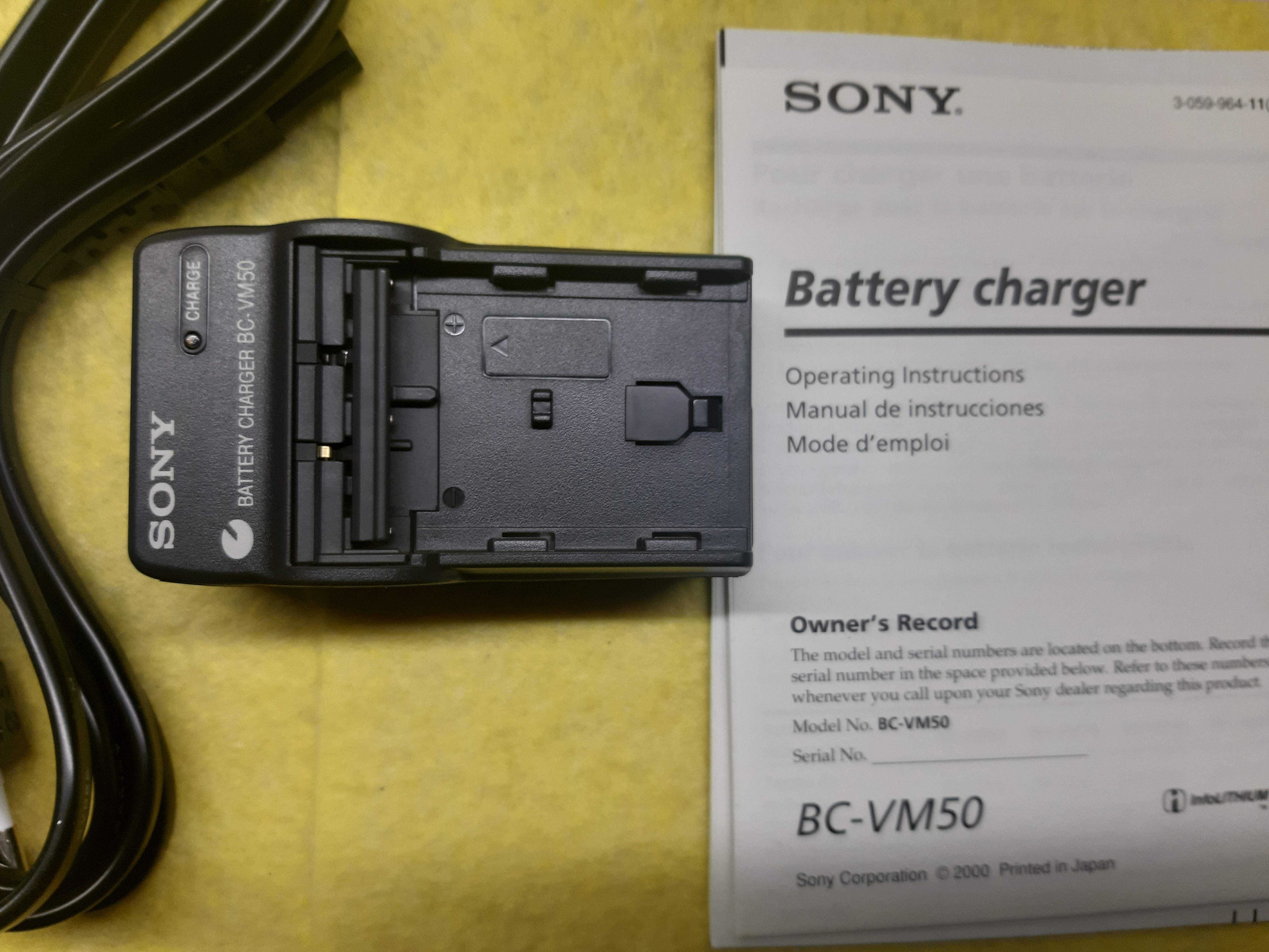 Charger Acumulatori Sony BC-VM50 Nou