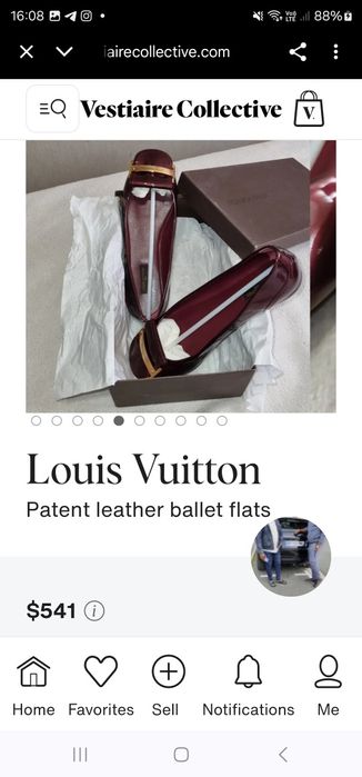 Балетки Louis Vuitton Италия оригинал
