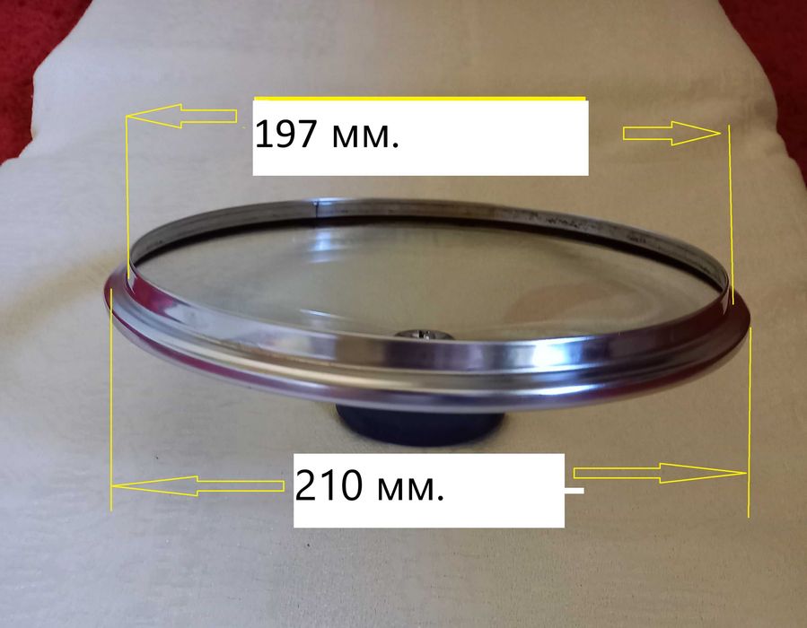 Стъклен капак за тенджера Fisler и Делимано