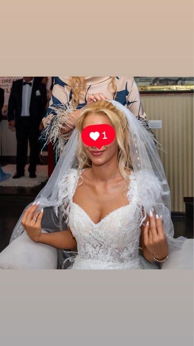 Vând rochie de mireasă tip sirenă