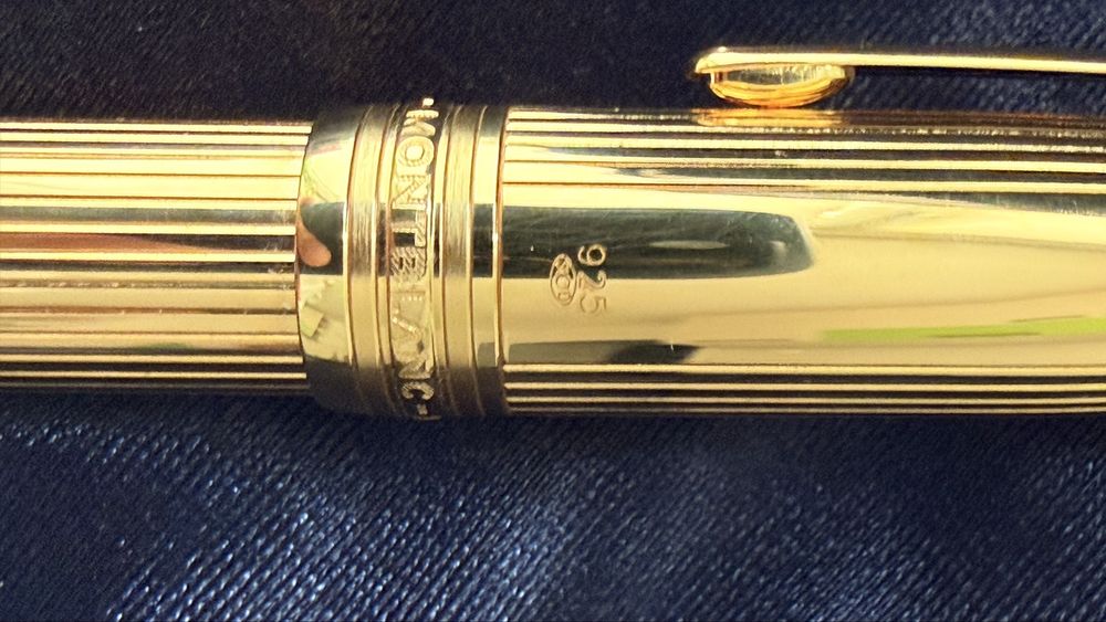 Montblanc Meisterstück 146 LeGrand Solitaire Vermeil Godron