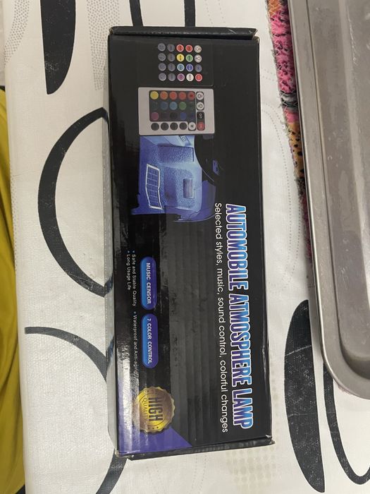 Подсветка под ноги в машину новая