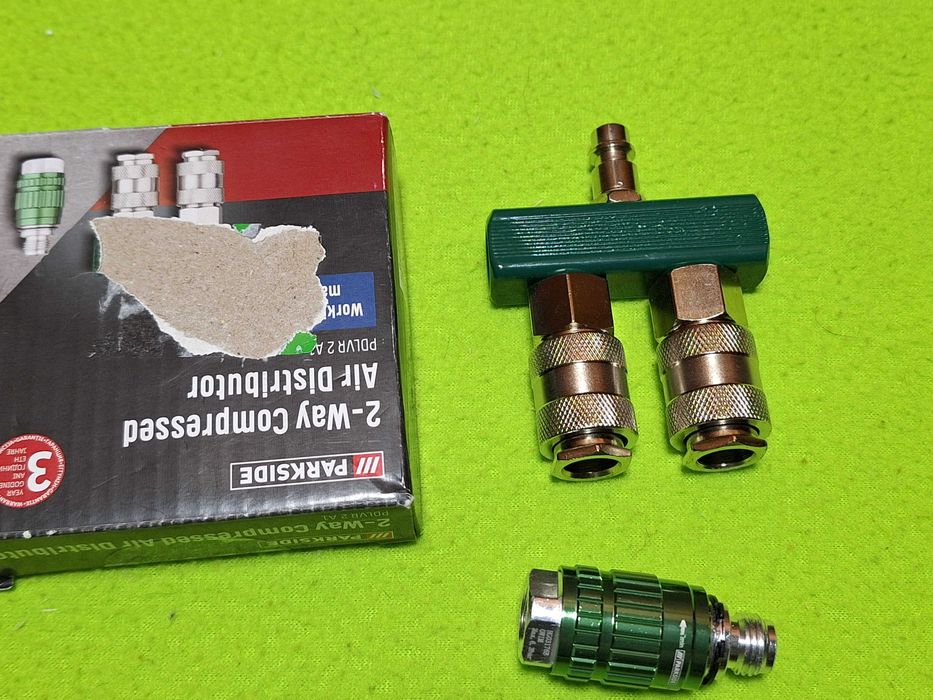 Set accesorii aer comprimat, Distribuitor si regulator de presiune