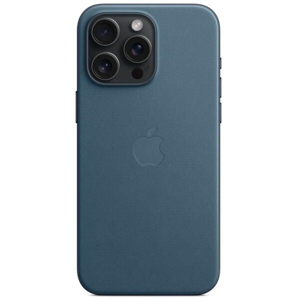 Husa iPhone 15 Pro Piele Apple Pacific Blue