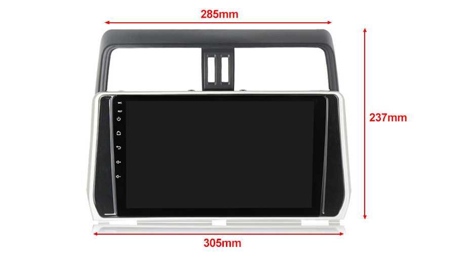 NAVIGATIE Android 14 Toyota Land Cruiser Prado 2017 1/8 Gb CarPlay