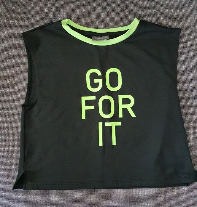 Costum sport gimnastica sala fete, 158-164, Mickey Mouse, top, colanti