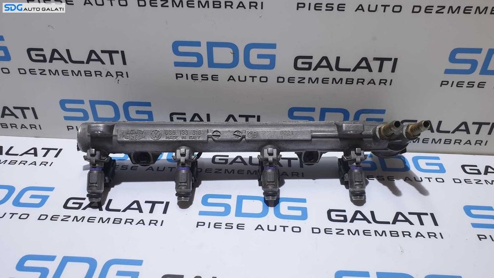 Rampa Presiune cu Injectoare Distribuitor Carburant Motorina Volkswagen Golf 4 1.6 16V AZD BCB 1998 - 2006 Cod 036133319AL 036031T[S0277]