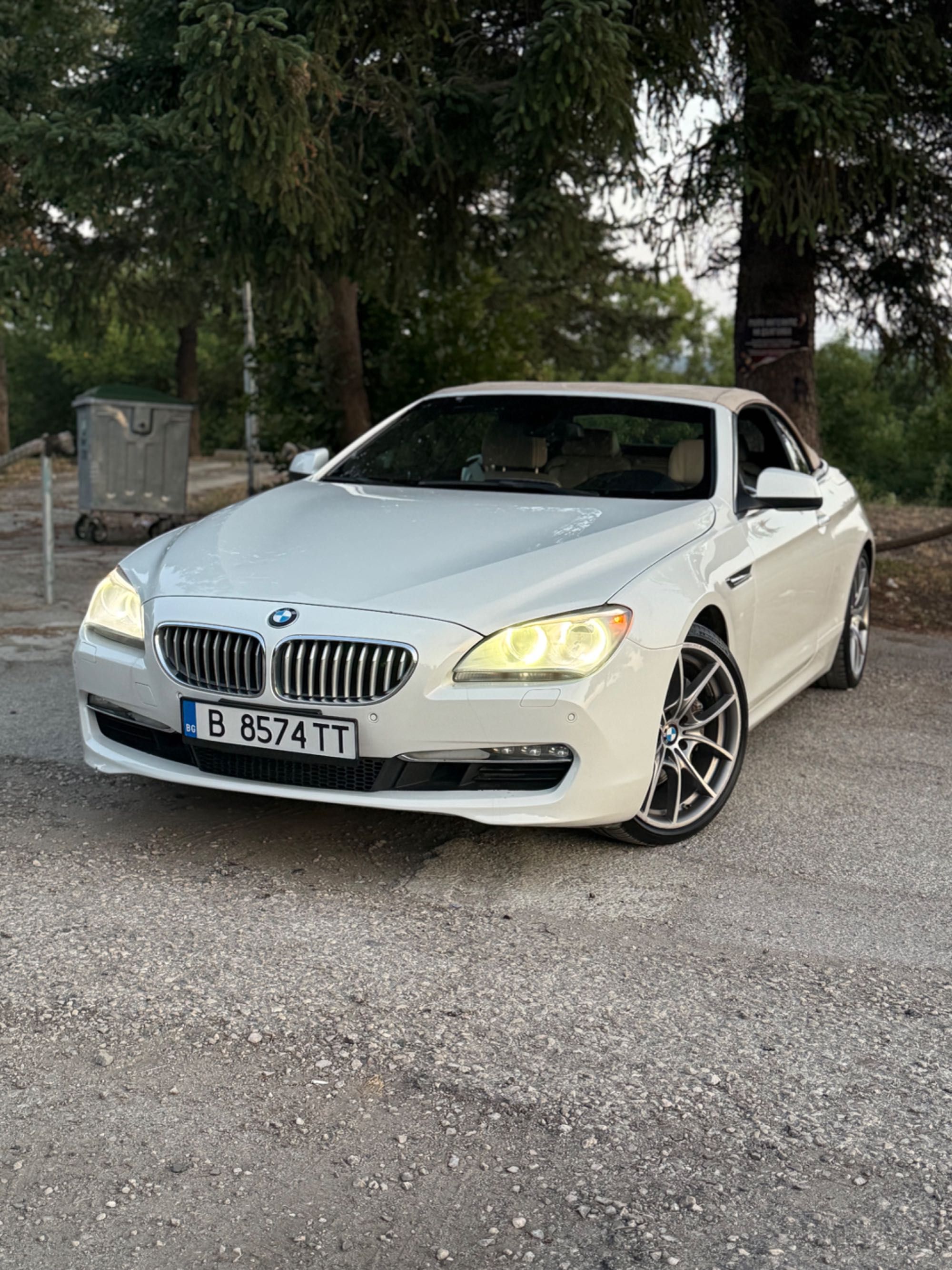 BMW 650i V-8 Twin Turbo White Pearl