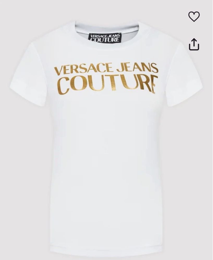 Vand Tricou Versace Jeans Couture pentru fete, bumbac 100%, model nou
