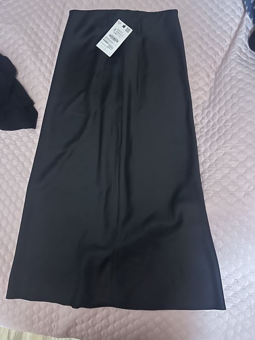 Черна дълга пола Zara