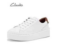Clarks белые кроссовки