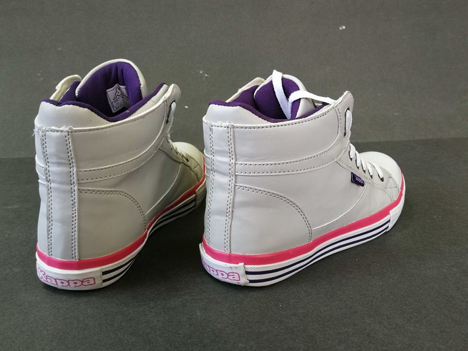 Ghete dama copii  Tenisi captusiti  PIELE  39 40 KAPPA converse Ca NOI