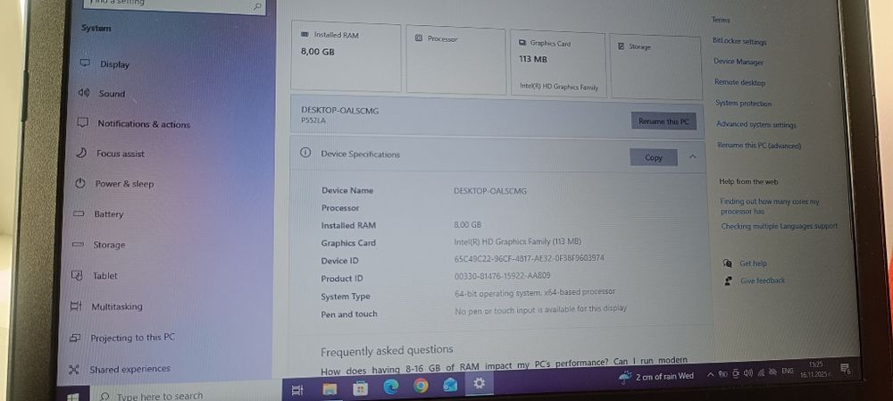 Лаптоп ASUS P2520L