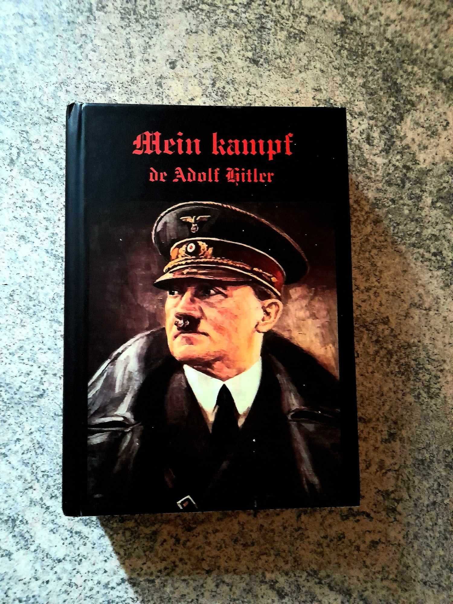 Mein Kampf de Adolf Hitler, cartonata,necenzurata, 2vol. editie de Lux