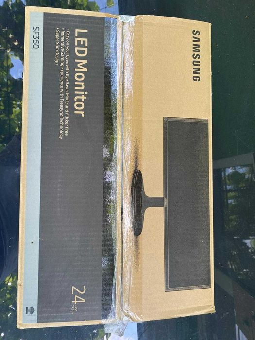 Monitor Gaming LED PLS SAMSUNG S24F350FHU, 23.5", Full HD, 60Hz, negru