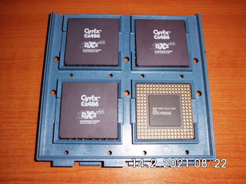 Нов процесор 486 Cyrix 486DX2-66 Mhz USA Производство 1993 година