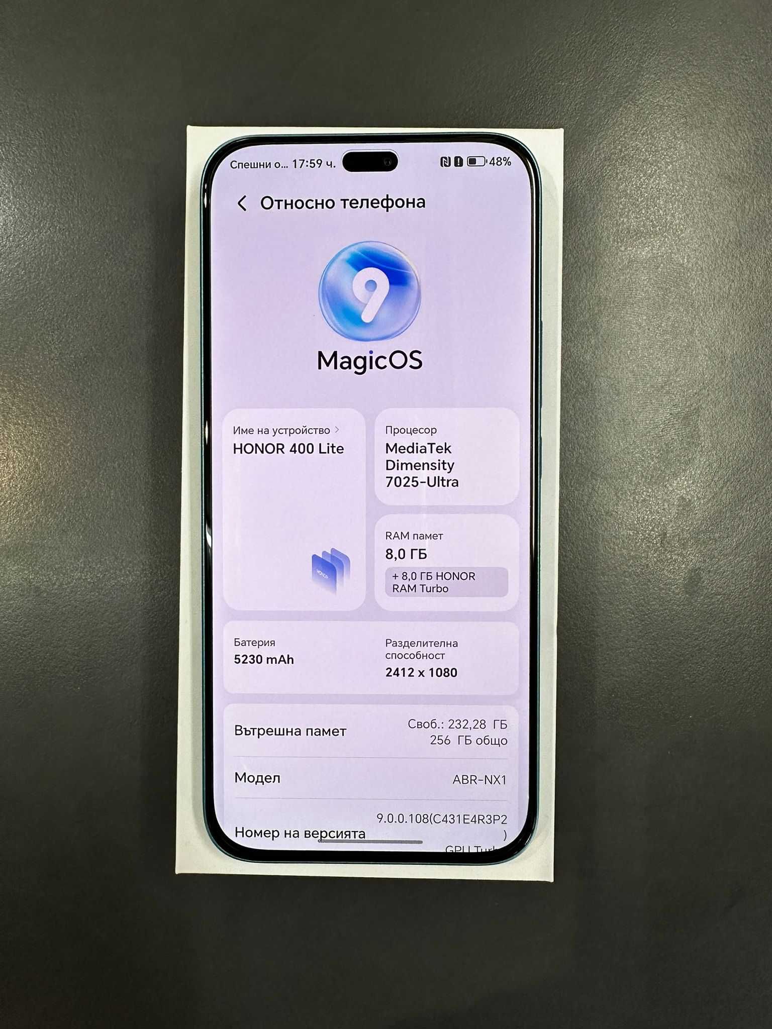Honor 400 lite 16/256GB