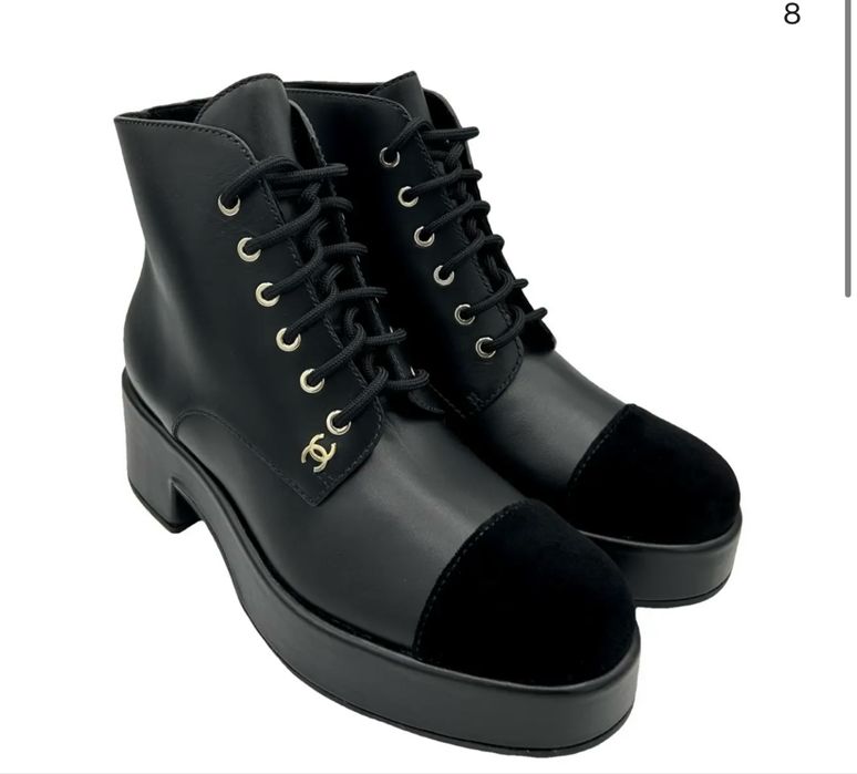 Ghete chanel piele