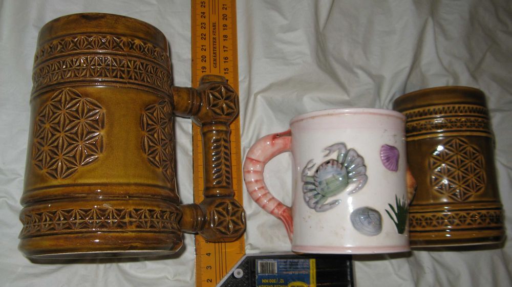 Vand  vase, halbe din ceramica