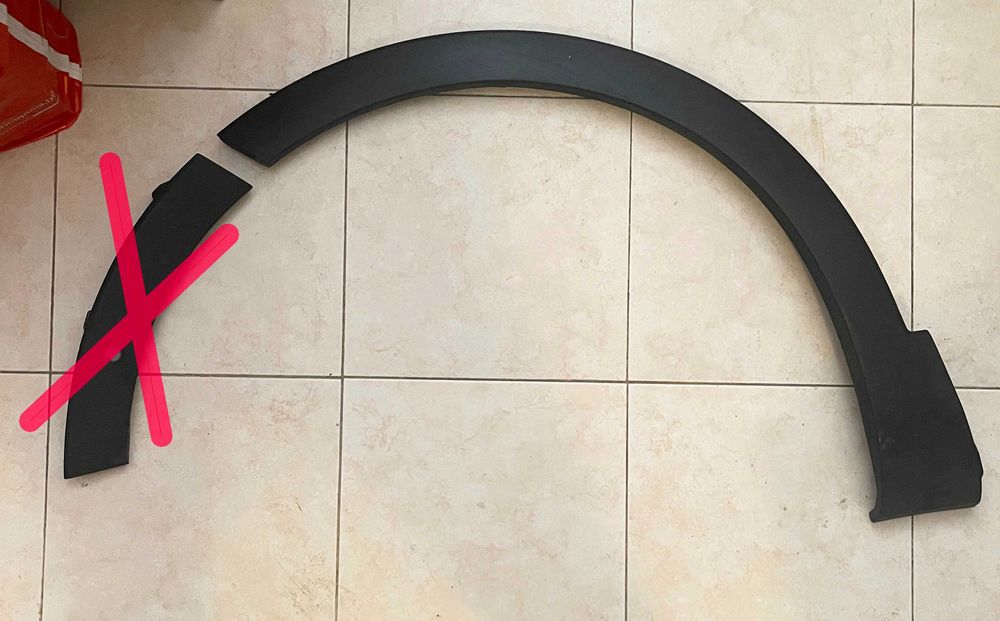 Пластмасови лайсни Опел Грандланд Х / Opel Grandland X, предни леви